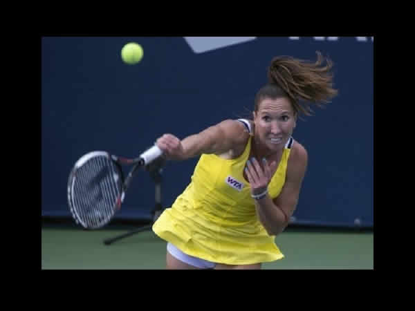Jelena Jankovic موقف محرج