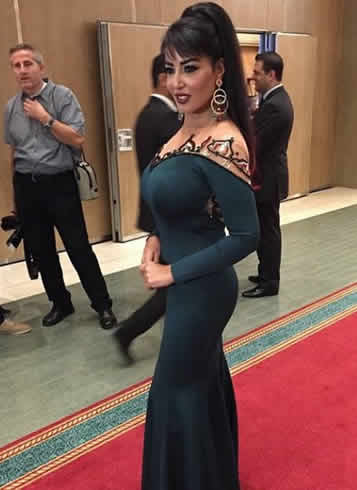 سمية الخشاب بفستان ضيق بعد خسارتها لوزنها